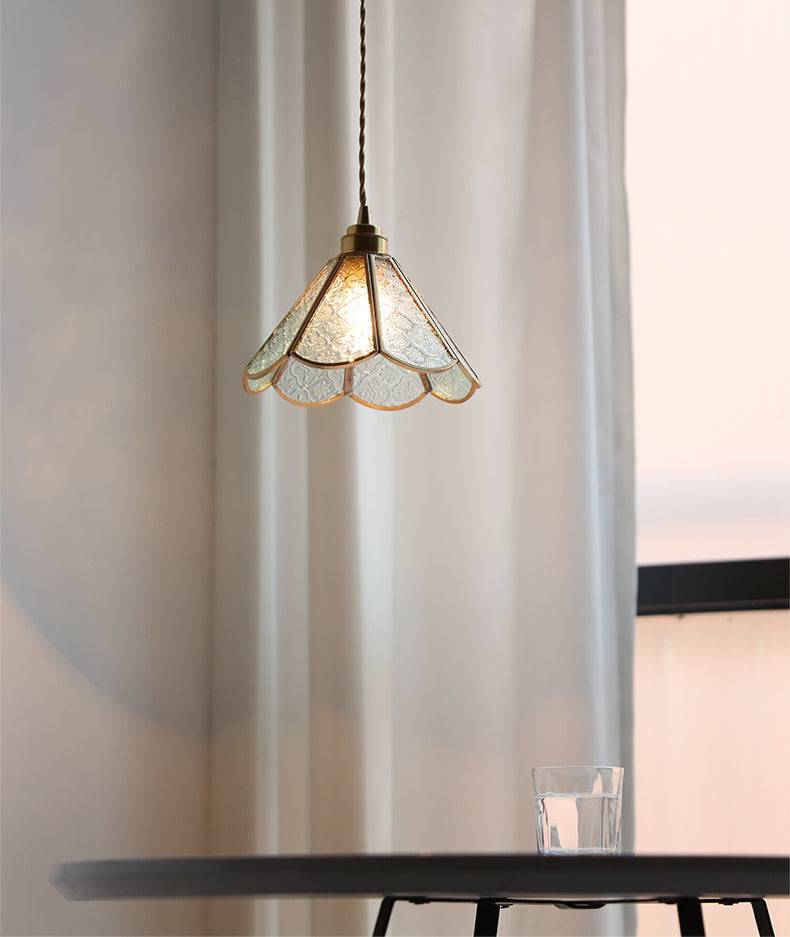 Brass Glass Pendant Light - 230GPL - Modefinity