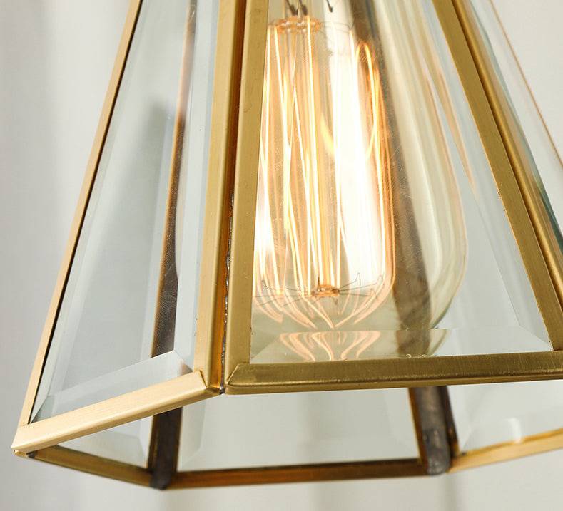 Brass Glass Pendant Light - 236GPL - Modefinity