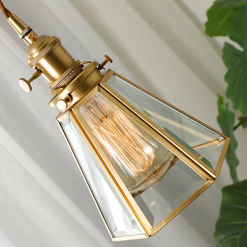 Brass Glass Pendant Light - 236GPL - Modefinity