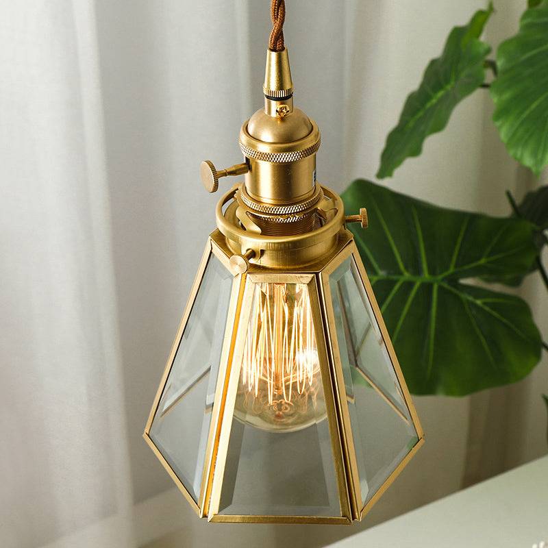 Brass Glass Pendant Light - 236GPL - Modefinity