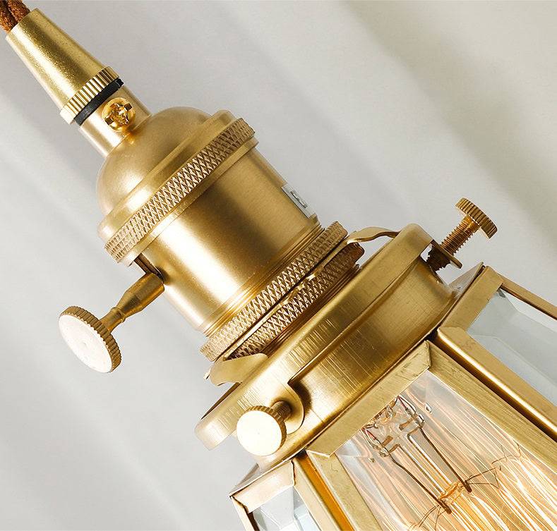 Brass Glass Pendant Light - 236GPL - Modefinity