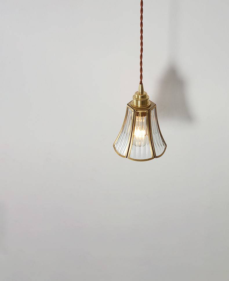 Brass Glass Pendant Light - 237GPL - Modefinity