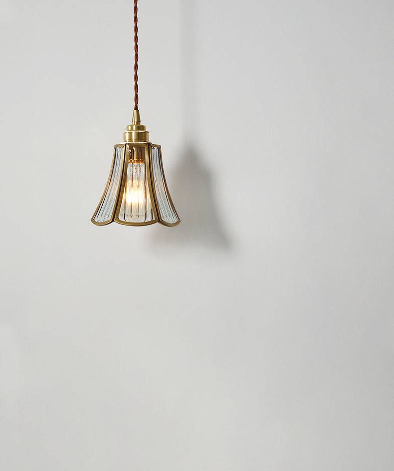 Brass Glass Pendant Light - 237GPL - Modefinity