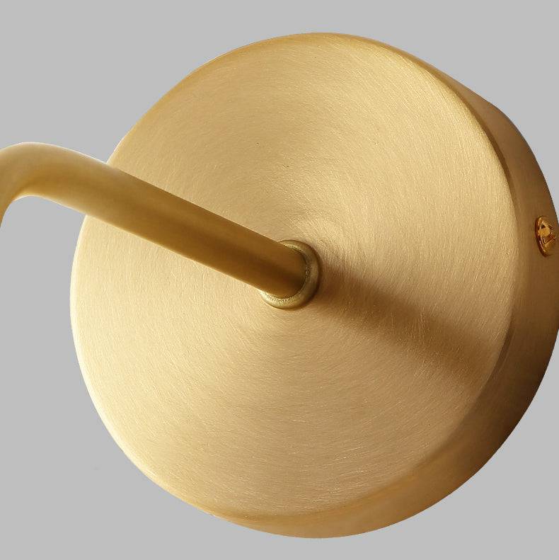 Brass Globe Glass Wall Light - 209GWL - Modefinity