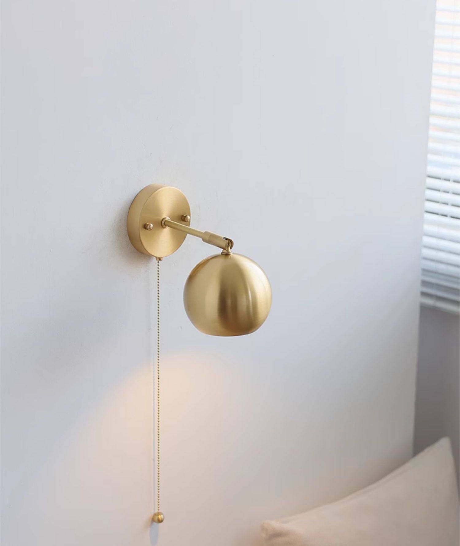 Brass Globe Wall Sconce - 201FBL - Modefinity