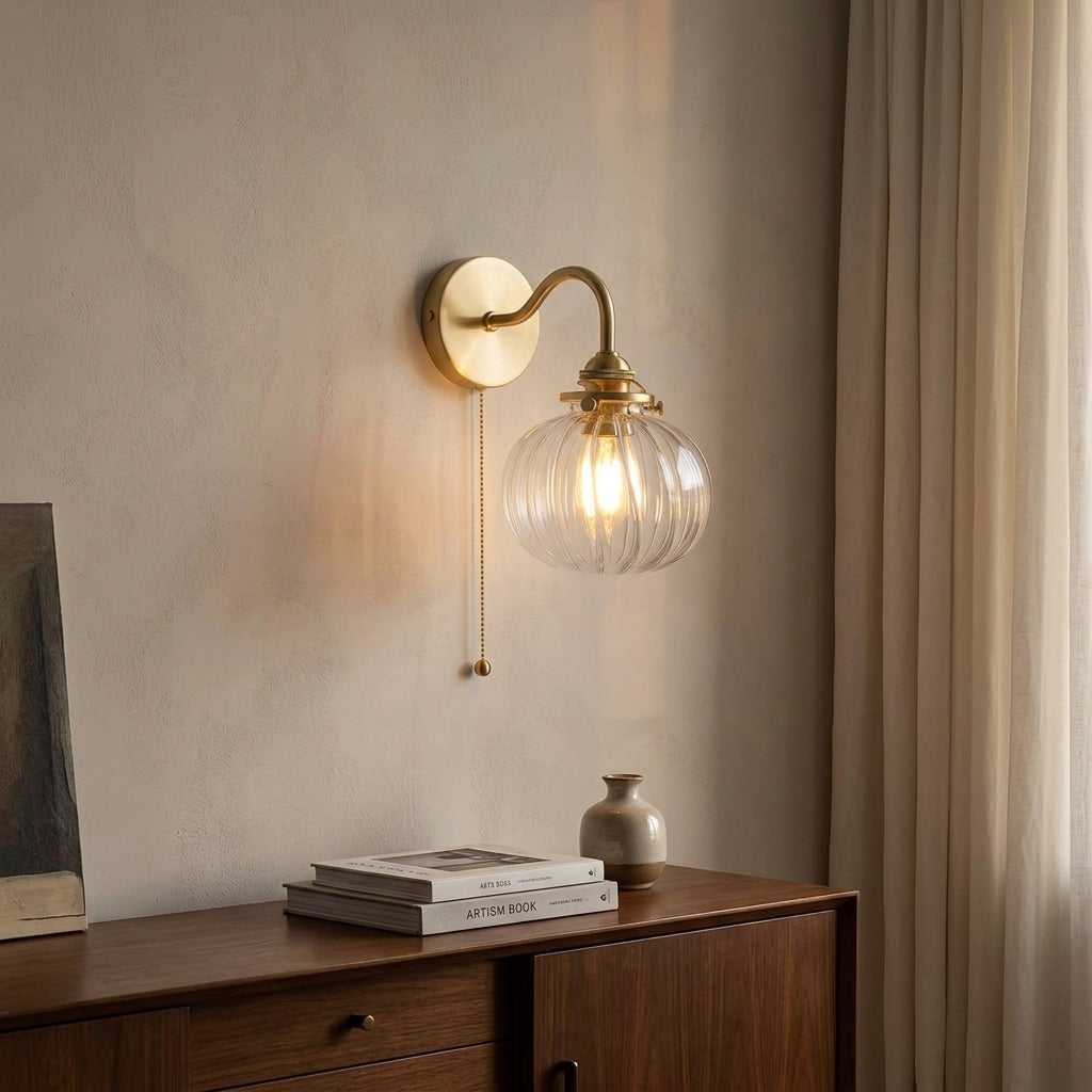 Glass Globe Wall Sconce Light - 215GBWL - Modefinity