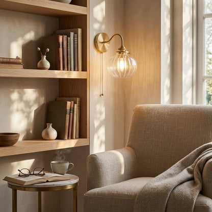 Glass Globe Wall Sconce Light - 215GBWL - Modefinity