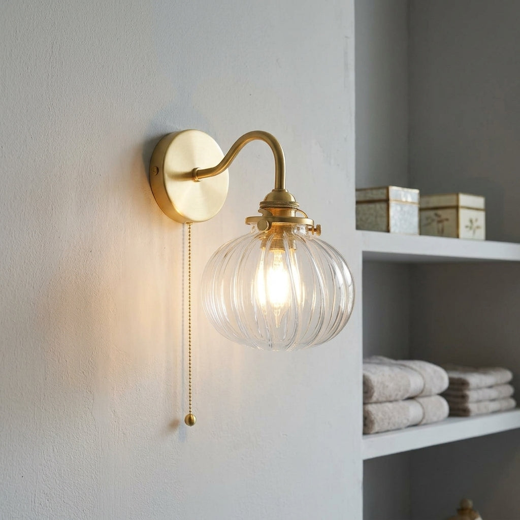 Glass Globe Wall Sconce Light - 215GBWL - Modefinity