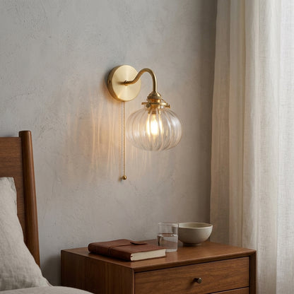 Glass Globe Wall Sconce Light - 215GBWL - Modefinity