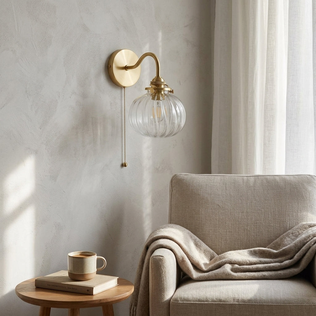 Glass Globe Wall Sconce Light - 215GBWL - Modefinity
