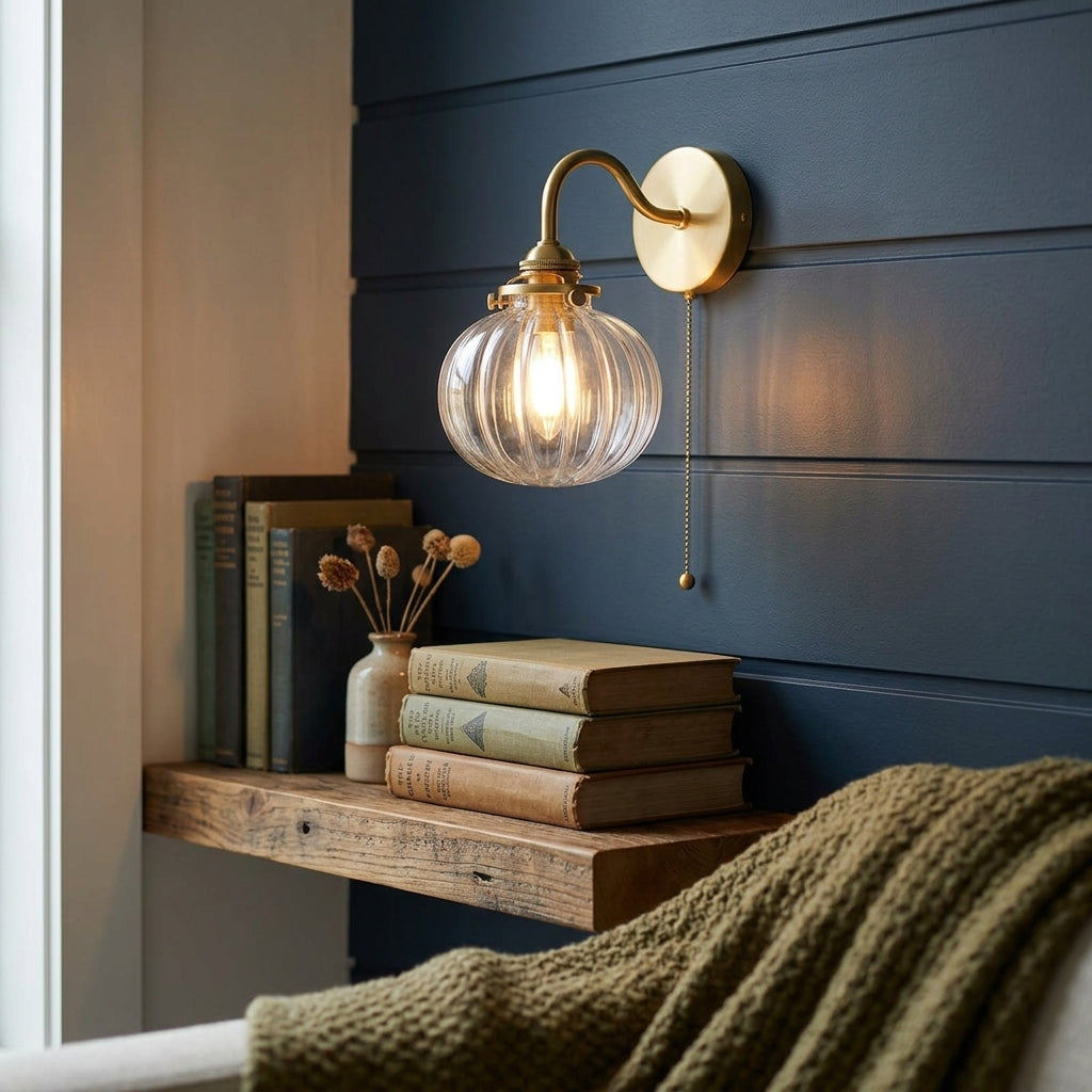 Glass Globe Wall Sconce Light - 215GBWL - Modefinity