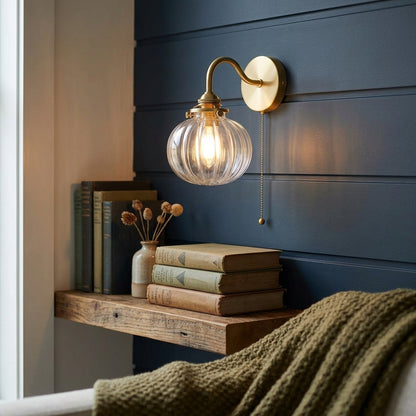 Glass Globe Wall Sconce Light - 215GBWL - Modefinity