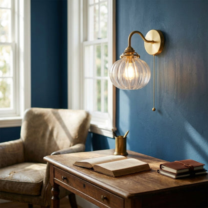 Glass Globe Wall Sconce Light - 215GBWL - Modefinity
