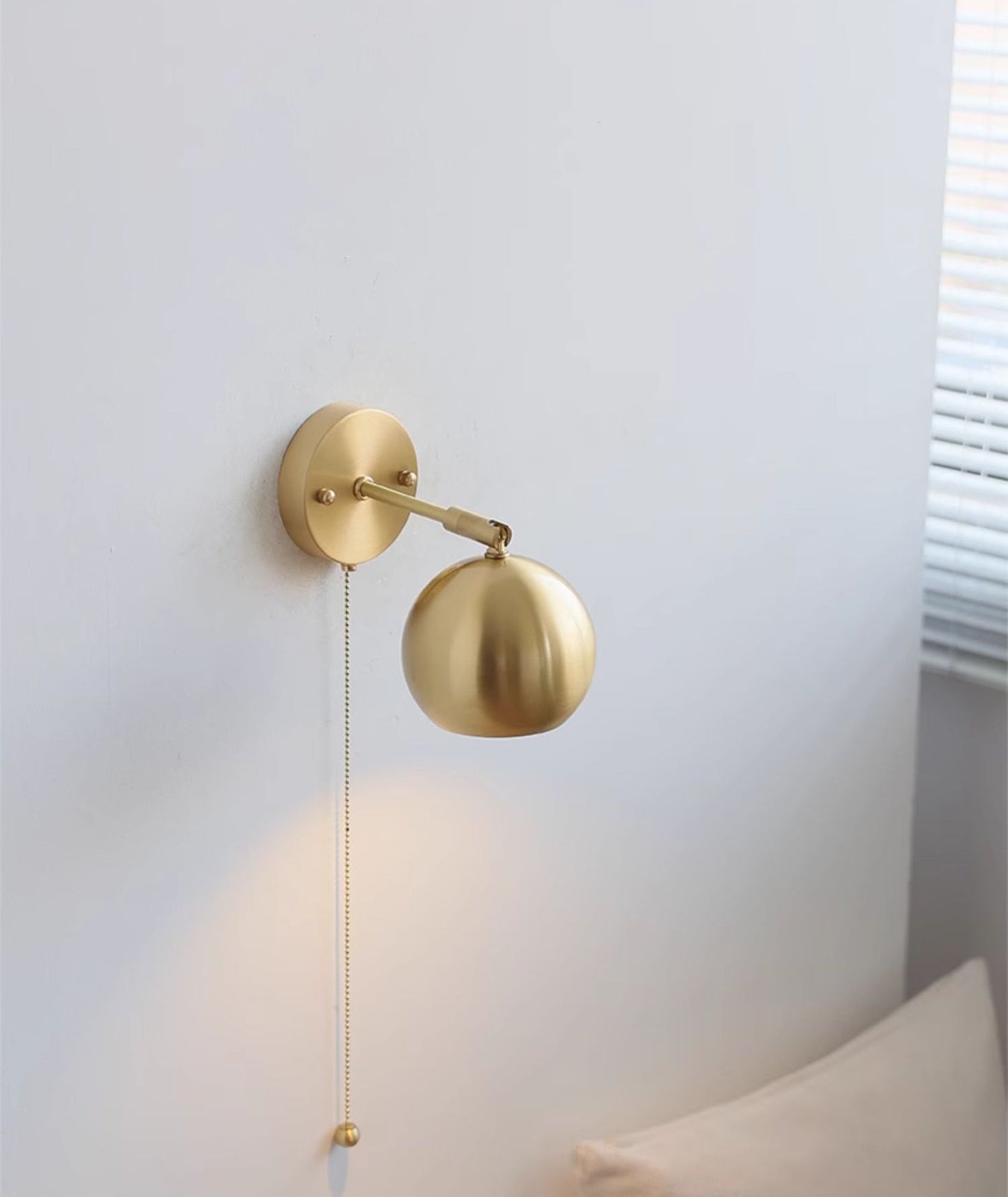Brass Globe Wall Sconce - 201FBL