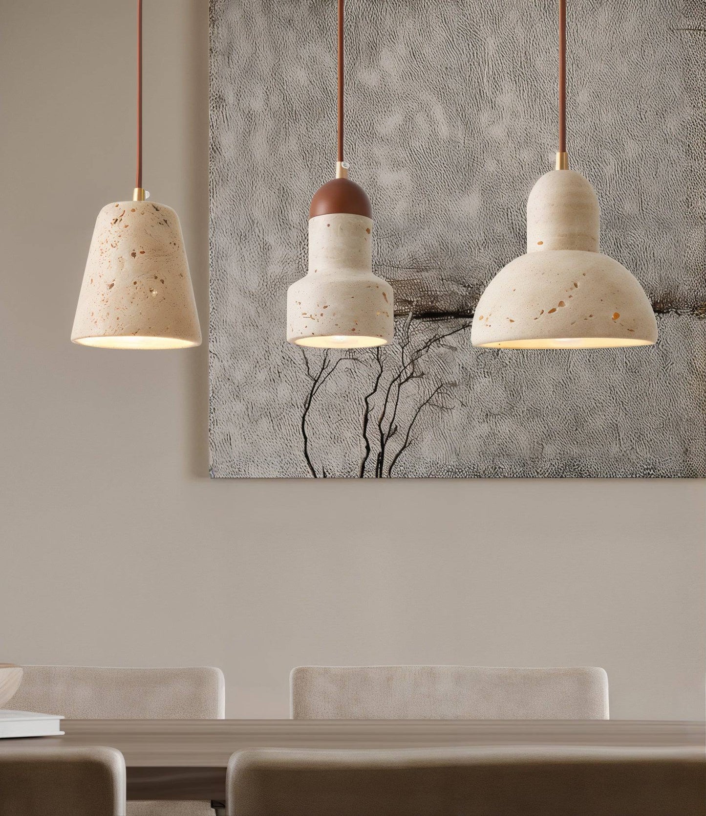 Cave Stone Pendant Lights - Modefinity