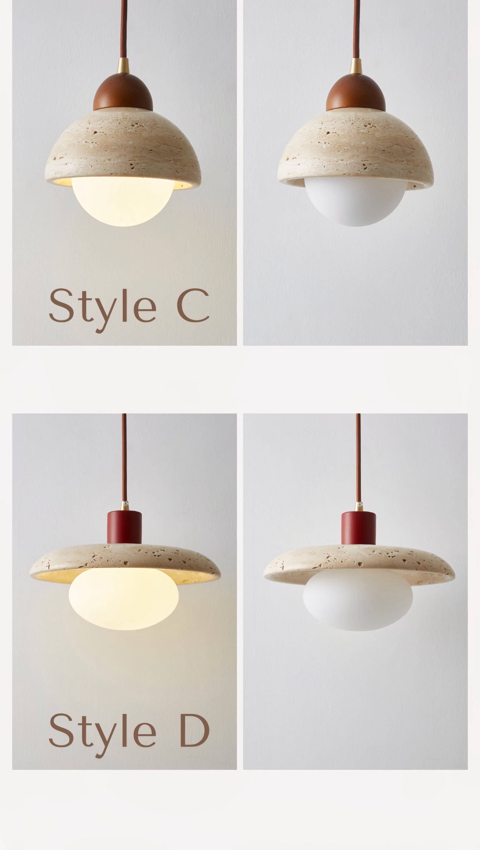 Cave Stone Pendant Lights - Modefinity