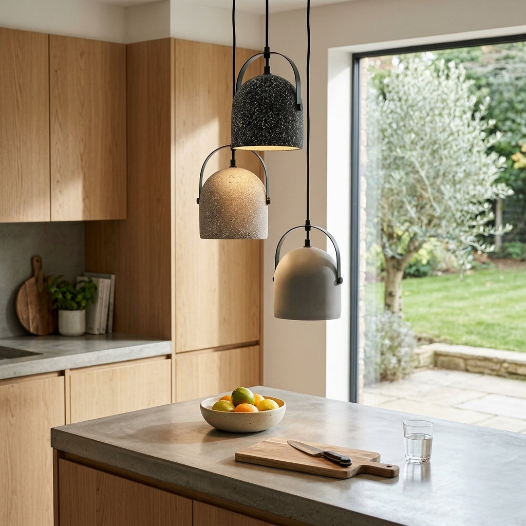 Large Cement Pendant Light - 102CM - Modefinity