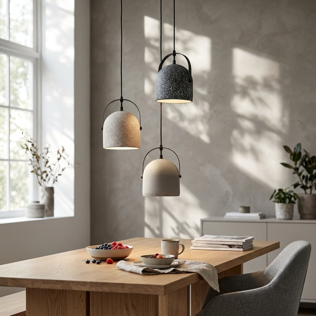 Large Cement Pendant Light - 102CM - Modefinity
