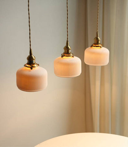 Ceramic Brass Pendant Light - 102PL - Modefinity