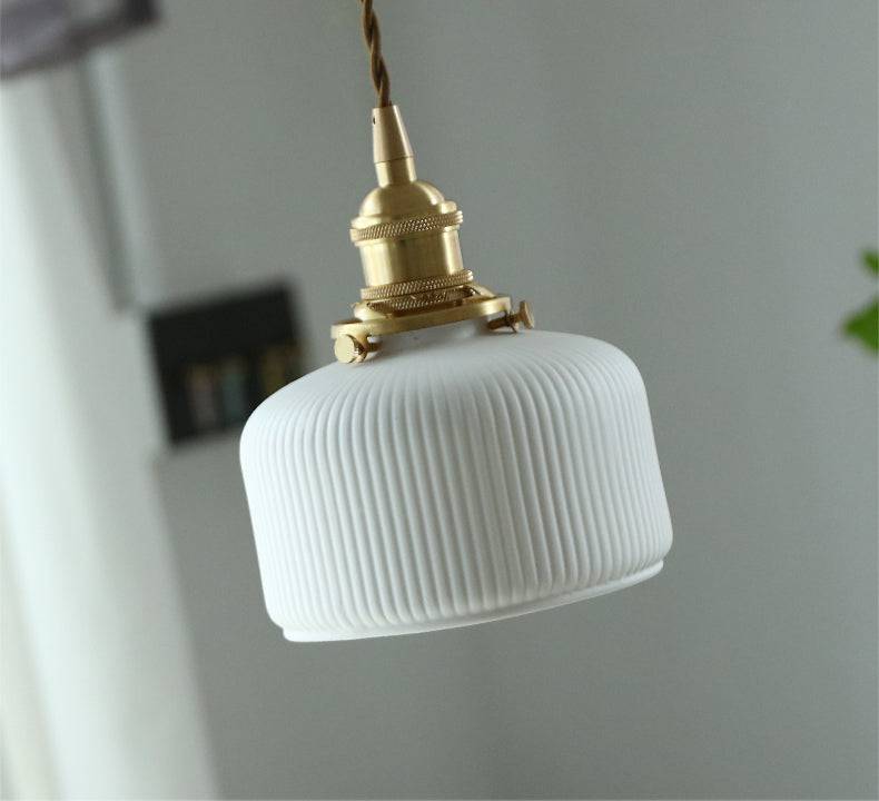 Ceramic Brass Pendant Light - 102PL - Modefinity