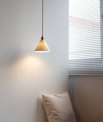 Ceramic Brass Pendant Light - 105PL - Modefinity