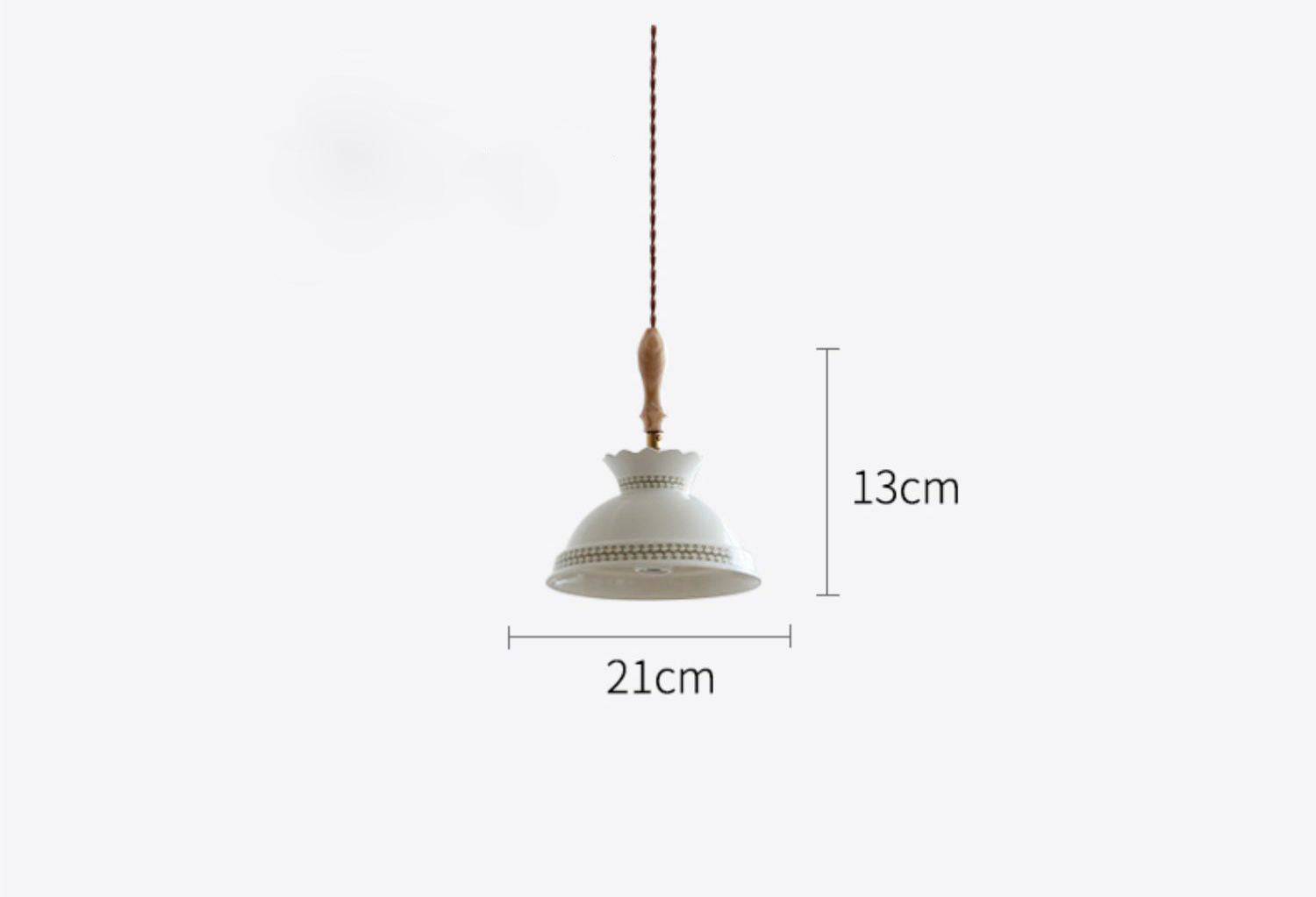 Ceramic Brass Pendant Light - 106PL - Modefinity