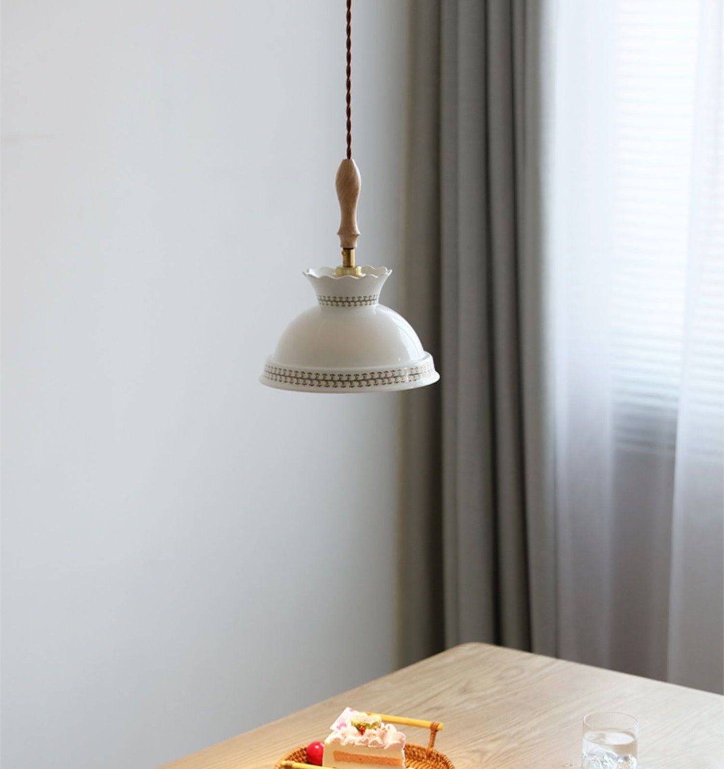 Ceramic Brass Pendant Light - 106PL - Modefinity