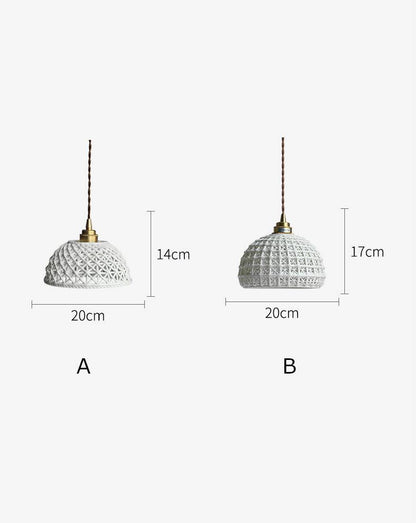 Ceramic Brass Pendant Light - 122PL - Modefinity