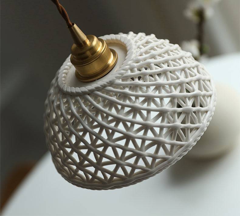 Ceramic Brass Pendant Light - 122PL - Modefinity