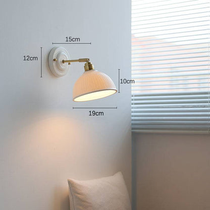 Ceramic Dome Shade Wall Light - 107CWP - Modefinity