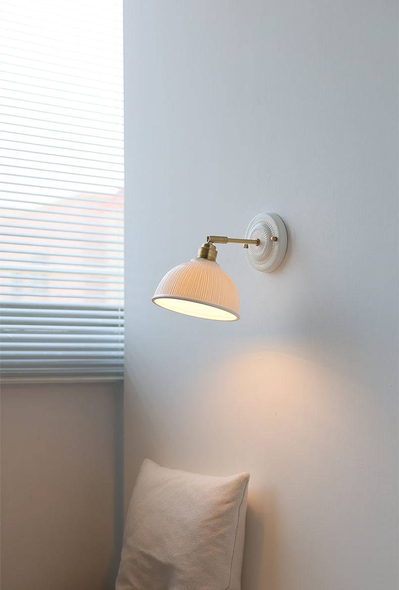 Ceramic Dome Shade Wall Light - 107CWP - Modefinity