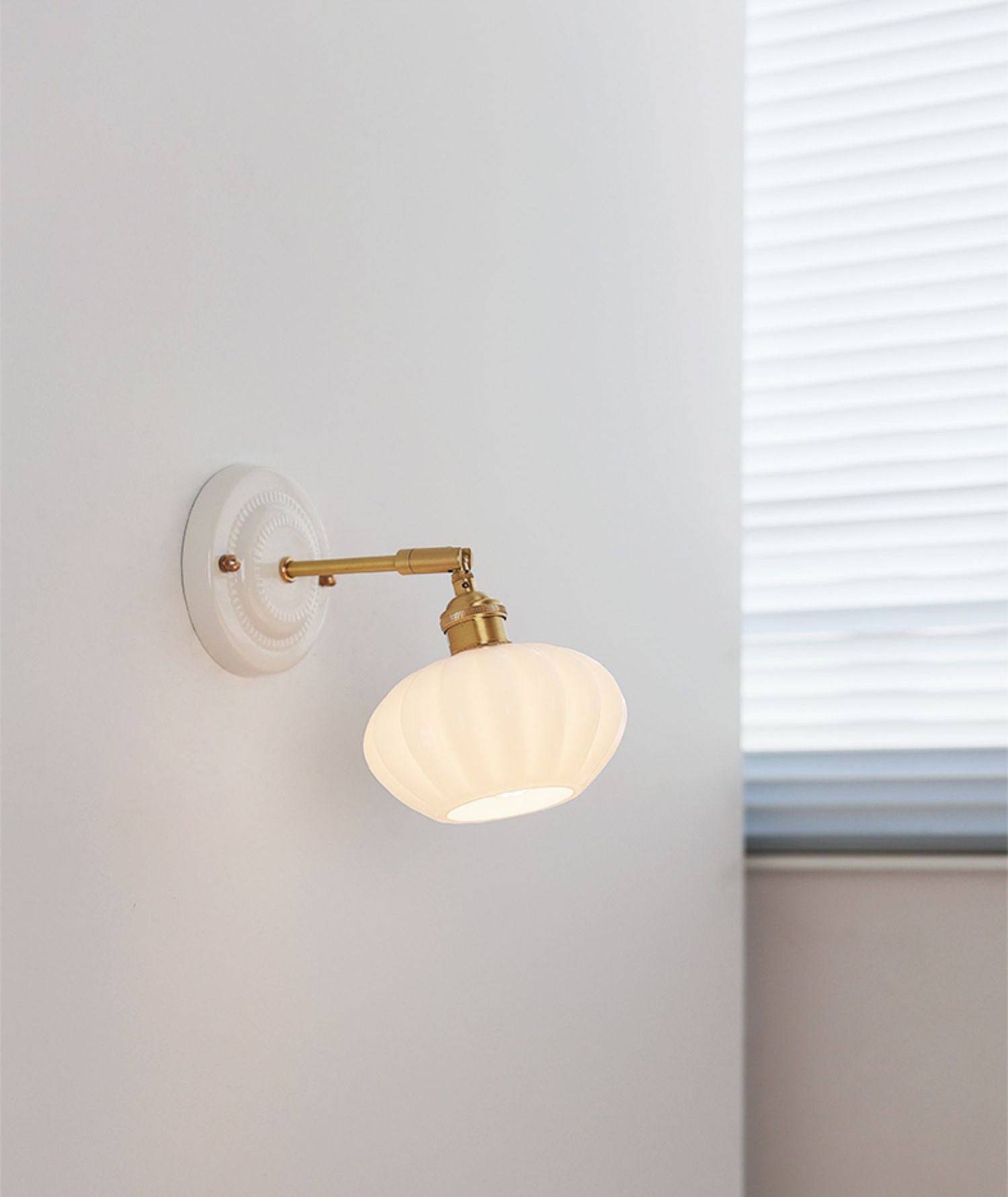 Ceramic Glass Wall Sconce Lighting - 109CWP - Modefinity