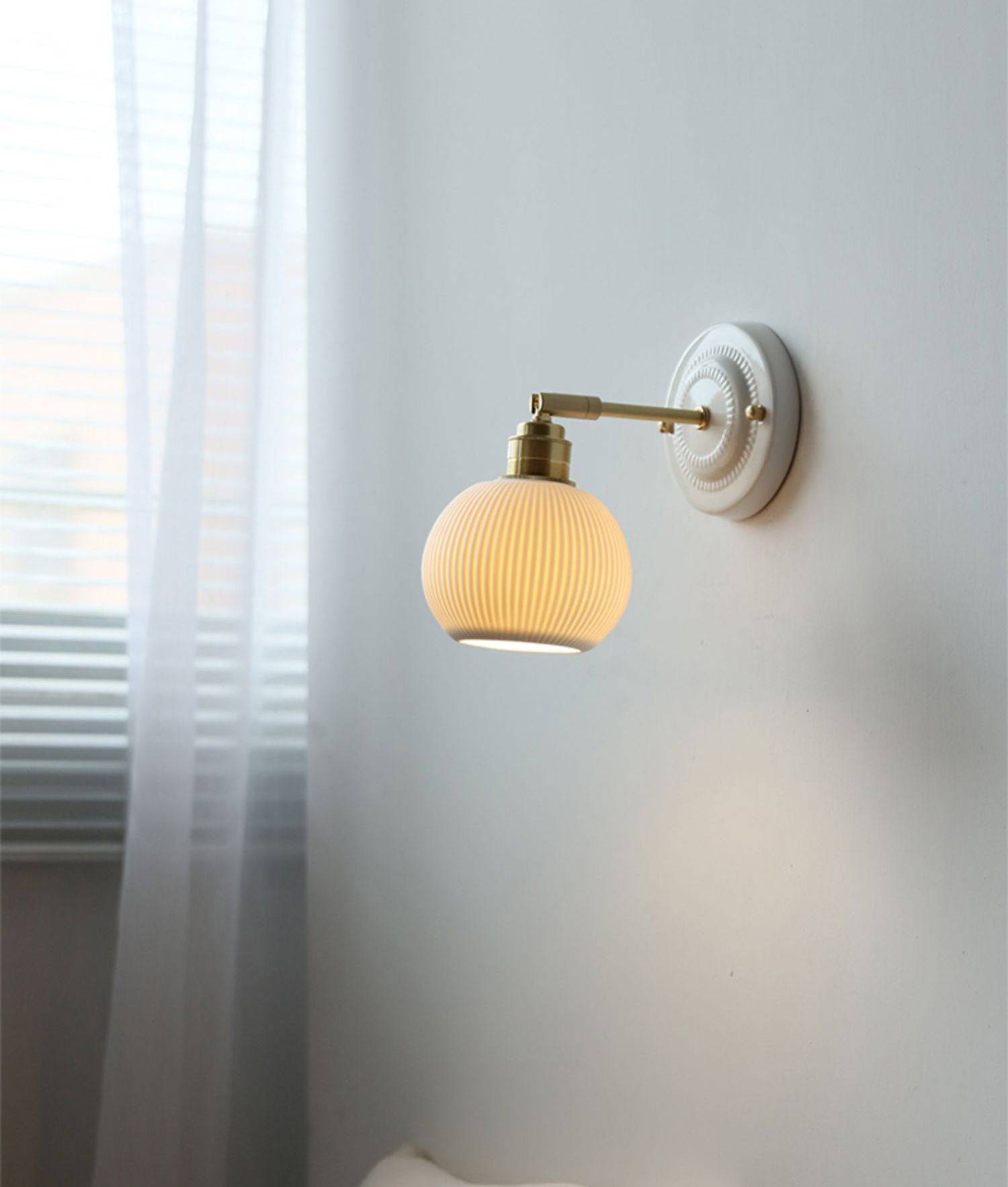 Ceramic Glass Wall Sconce Lighting - 111CWP - Modefinity