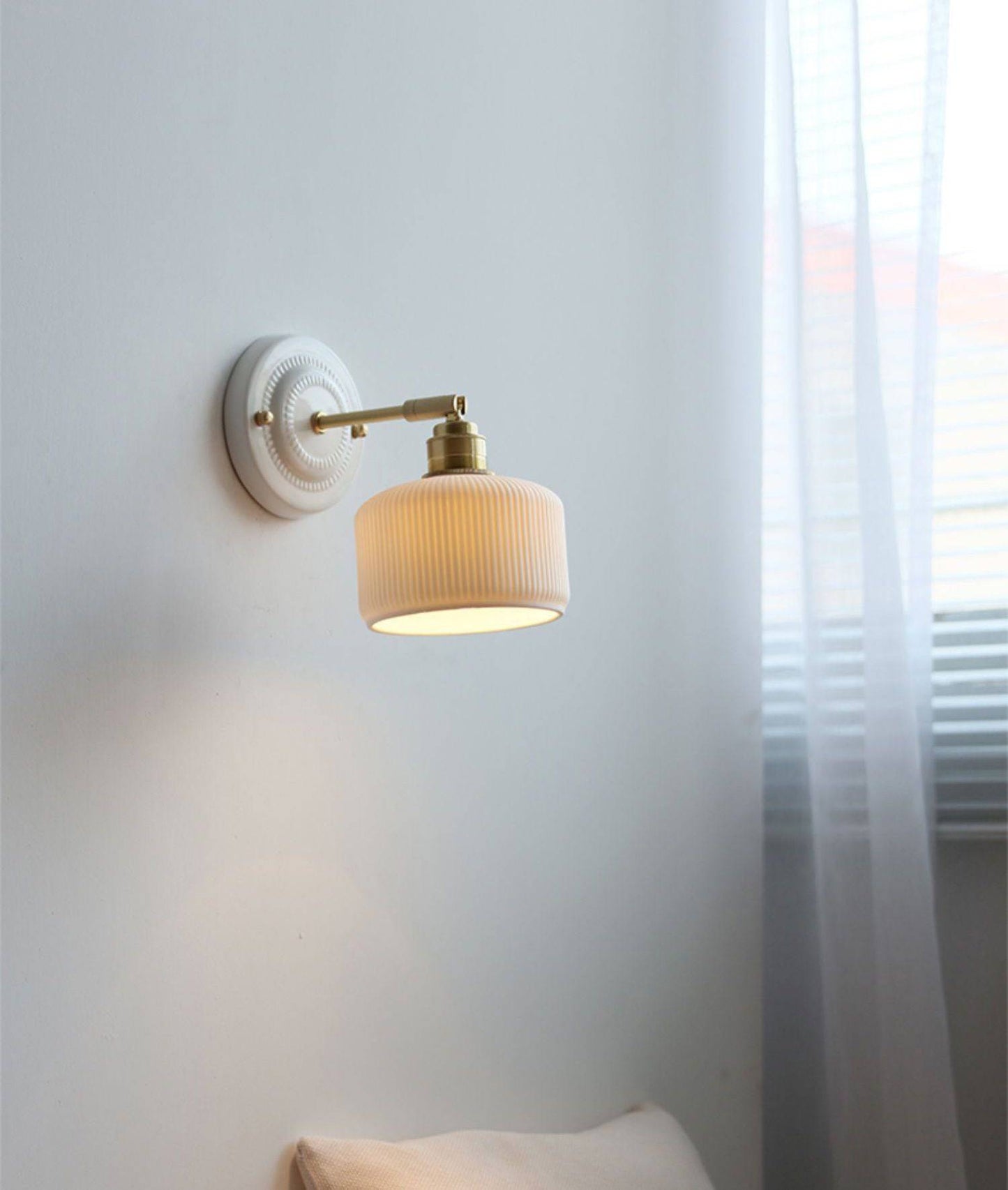 Ceramic Glass Wall Sconce Lighting - 111CWP - Modefinity