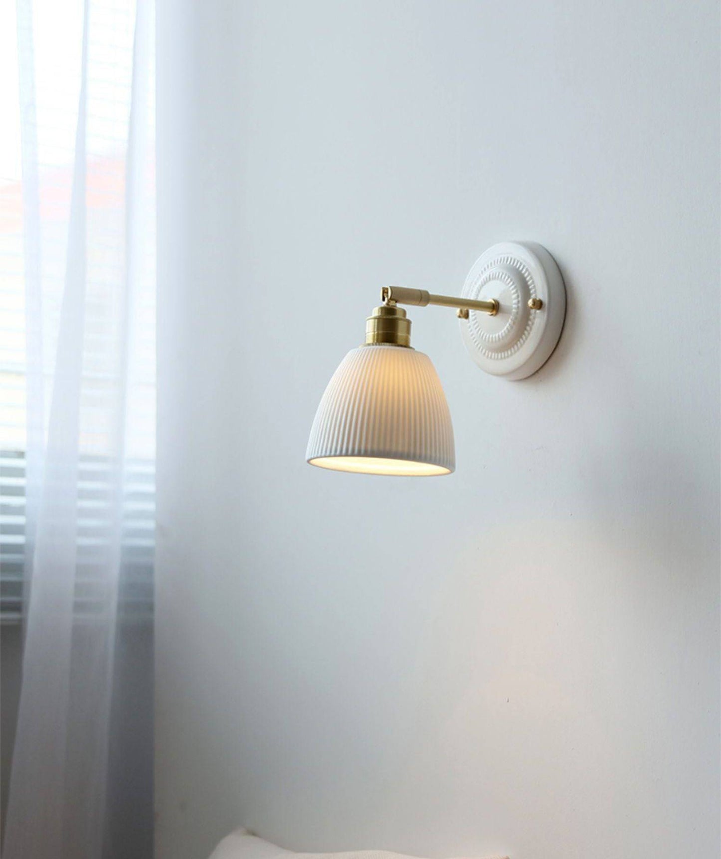 Ceramic Glass Wall Sconce Lighting - 111CWP - Modefinity