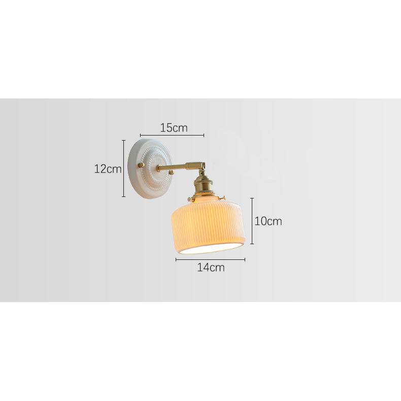 Ceramic Glass Wall Sconce Lighting - 112CWP - Modefinity