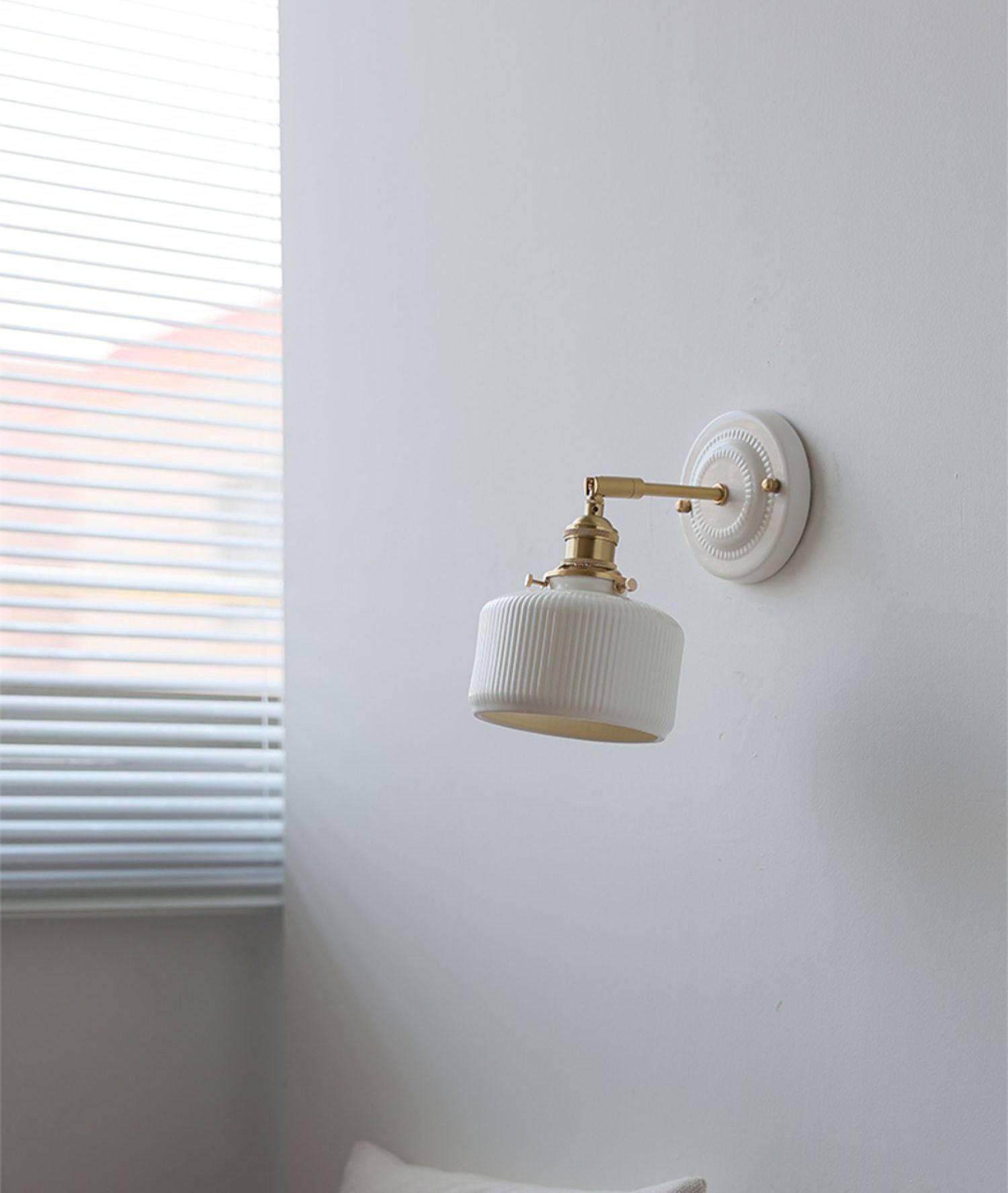 Ceramic Glass Wall Sconce Lighting - 112CWP - Modefinity