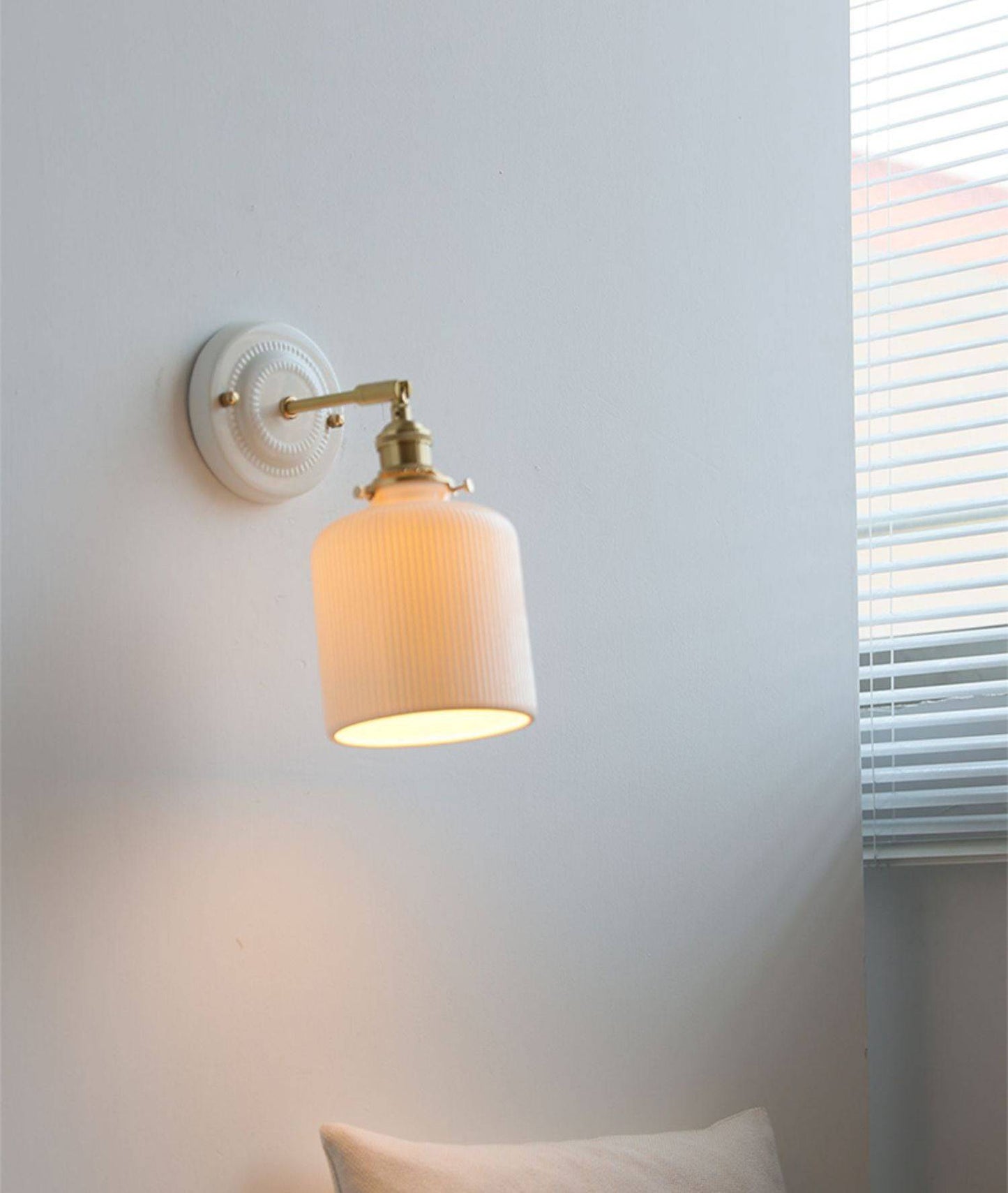 Ceramic Glass Wall Sconce Lighting - 113CWP - Modefinity