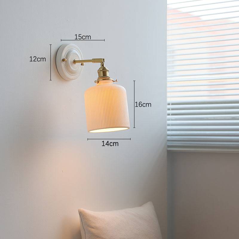 Ceramic Glass Wall Sconce Lighting - 113CWP - Modefinity