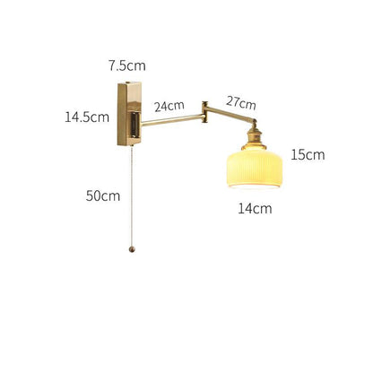 Ceramic Swing Arm Wall Light - 205SAL - Modefinity