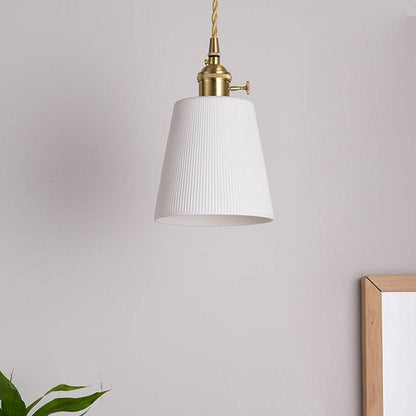 Ceramic White Gold Pendant Light - 108PL - Modefinity