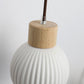 Wood Ceramic Pendant Light - 2094CPL