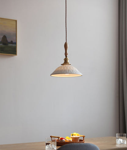 Waved Ceramic Pendant Light - 208CPL - Modefinity