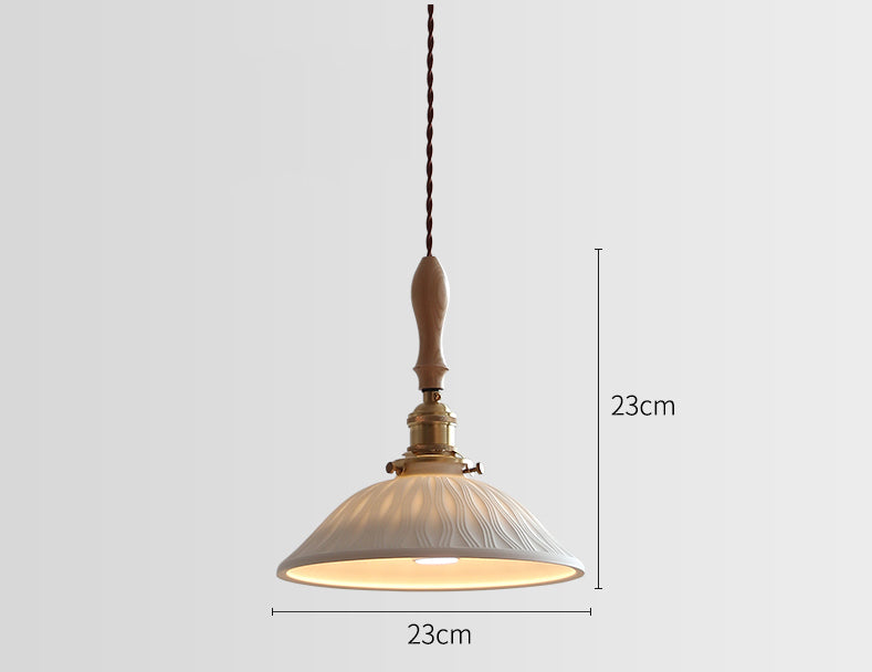 Waved Ceramic Pendant Light - 208CPL - Modefinity