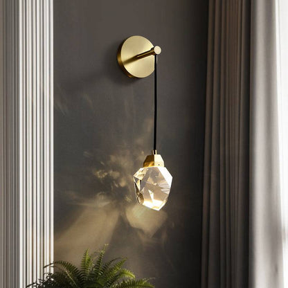 Crystal Brass Wall Light - 101CRL - Modefinity