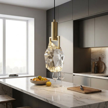 Ambient Brass Crystal Pendant Light - 101CL - Modefinity