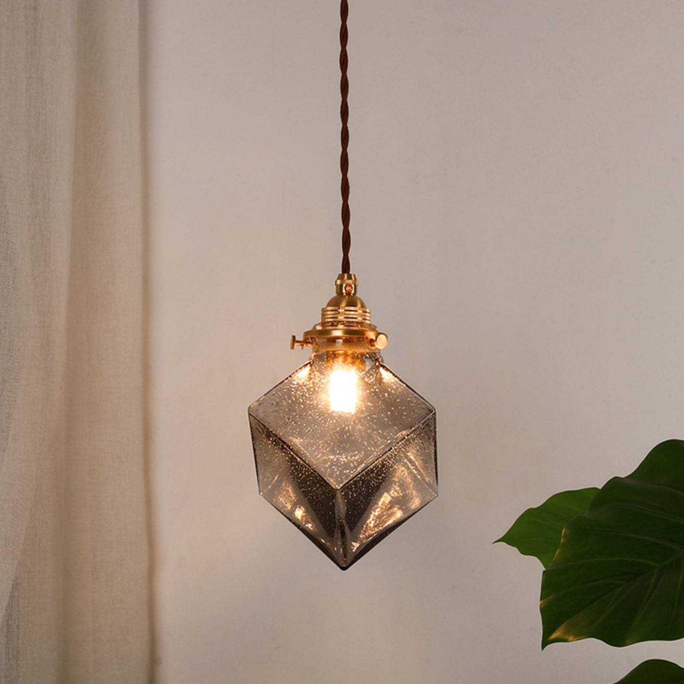 Dark Glass Pendant Light - 225GPL - Modefinity