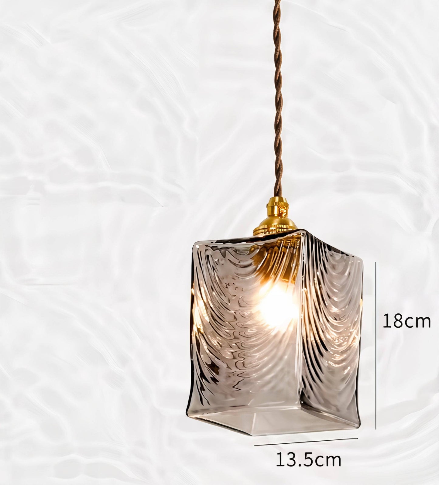 Dark Glass Pendant Light - 225GPL - Modefinity