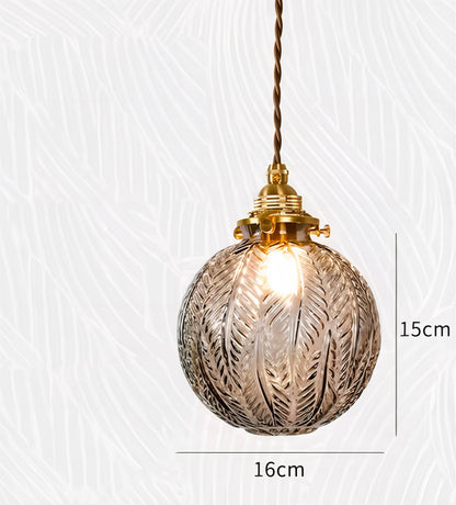 Dark Glass Pendant Light - 225GPL - Modefinity