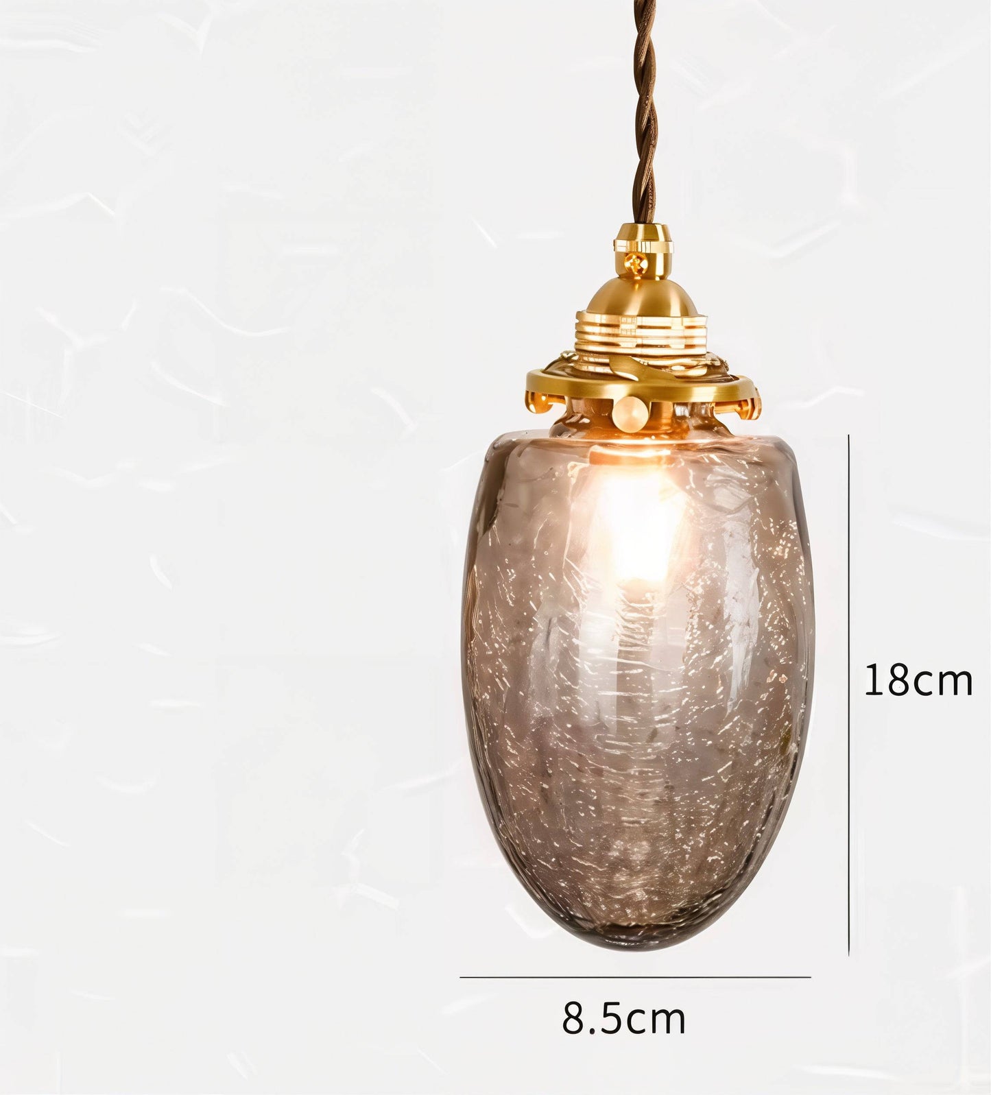 Dark Glass Pendant Light - 225GPL - Modefinity